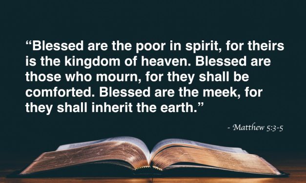 Your Daily Bible Verses — Matthew 5:3-5