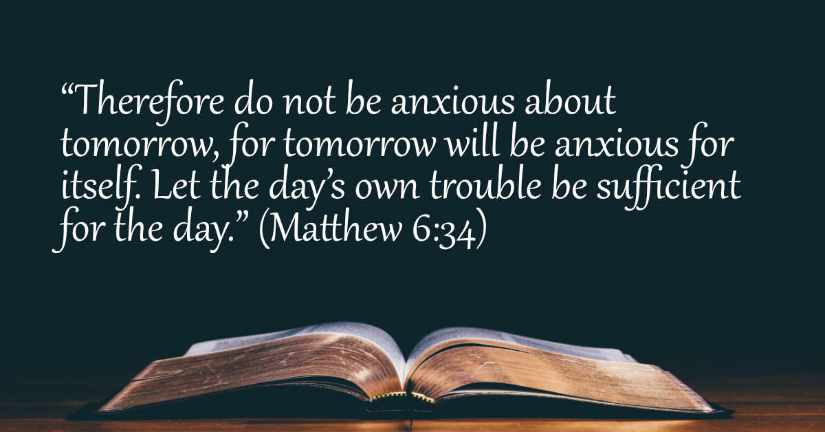 Your Daily Bible Verses — Matthew 6:34
