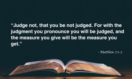 Your Daily Bible Verses — Matthew 7:1-2