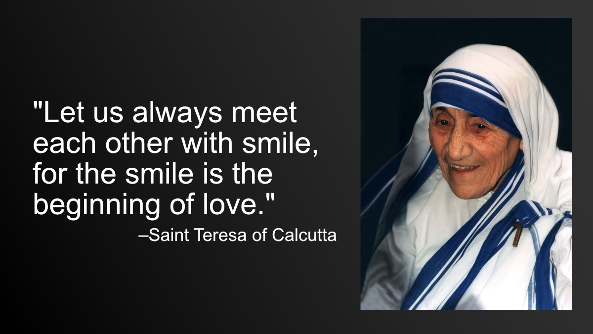 Daily Catholic Quote — Saint Teresa of Calcutta — Integrated Catholic Life™