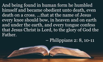 Your Daily Bible Verses — Philippians 2:8,10-11