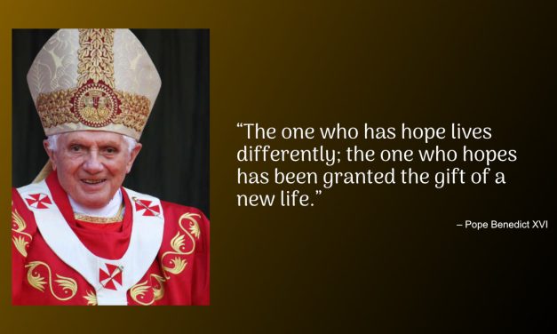 Daily Quote — Pope Benedict XVI