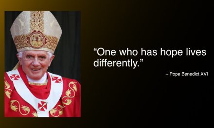 Daily Quote — Pope Benedict XVI