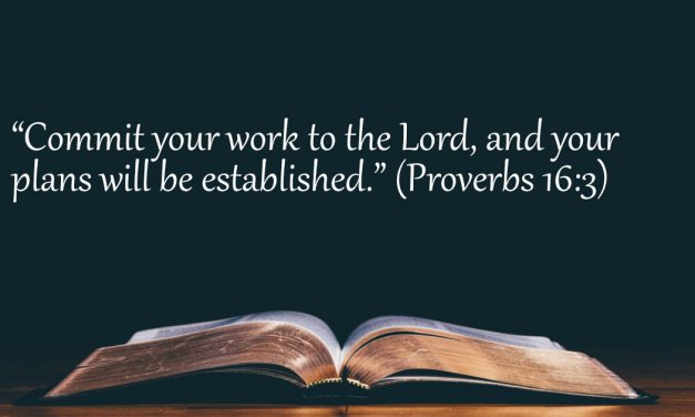 Your Daily Bible Verses — Proverbs 16:3