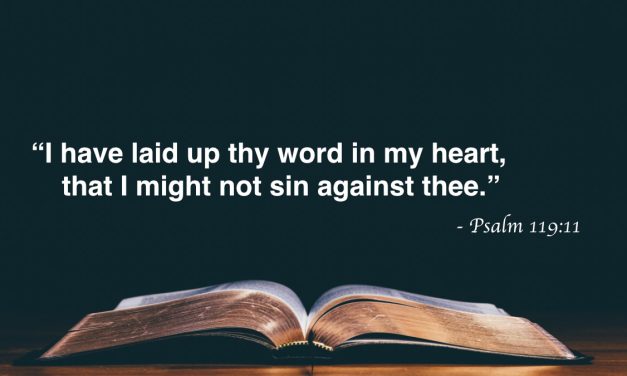 Your Daily Bible Verses — Psalm 119:11