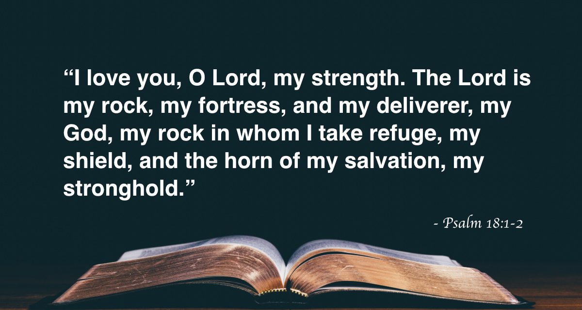 Your Daily Bible Verses — Psalm 18:1-2