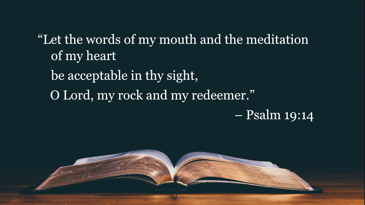 Your Daily Bible Verses — Psalm 19:14 — Integrated Catholic Life™