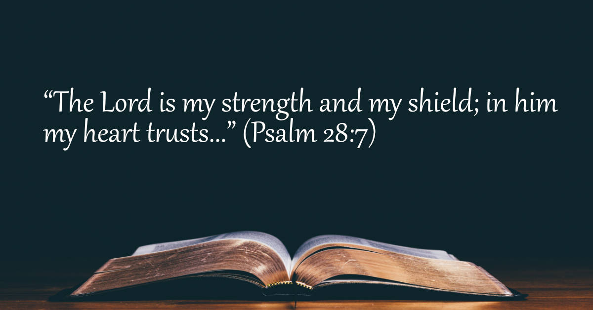Your Daily Bible Verses — Psalm 28:7