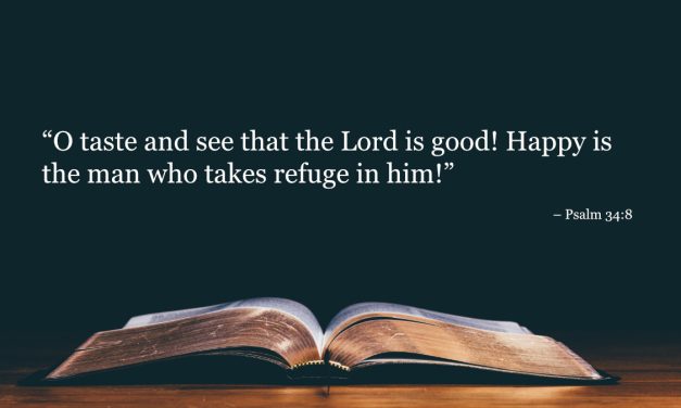 Your Daily Bible Verses — Psalm 34:8