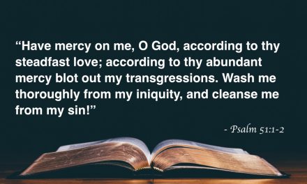 Your Daily Bible Verses — Psalm 51:1-2
