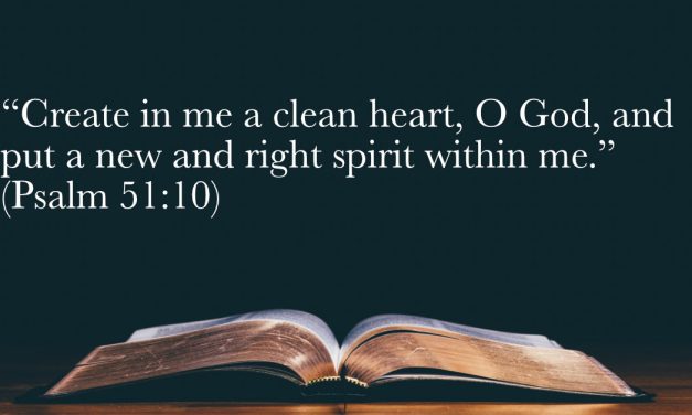 Your Daily Bible Verses — Psalm 51:10