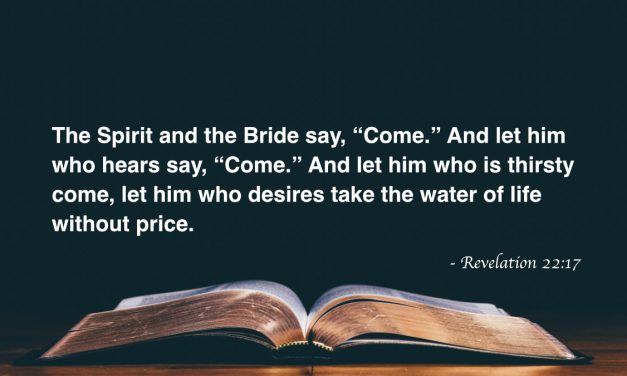 Your Daily Bible Verses — Revelation 22:17