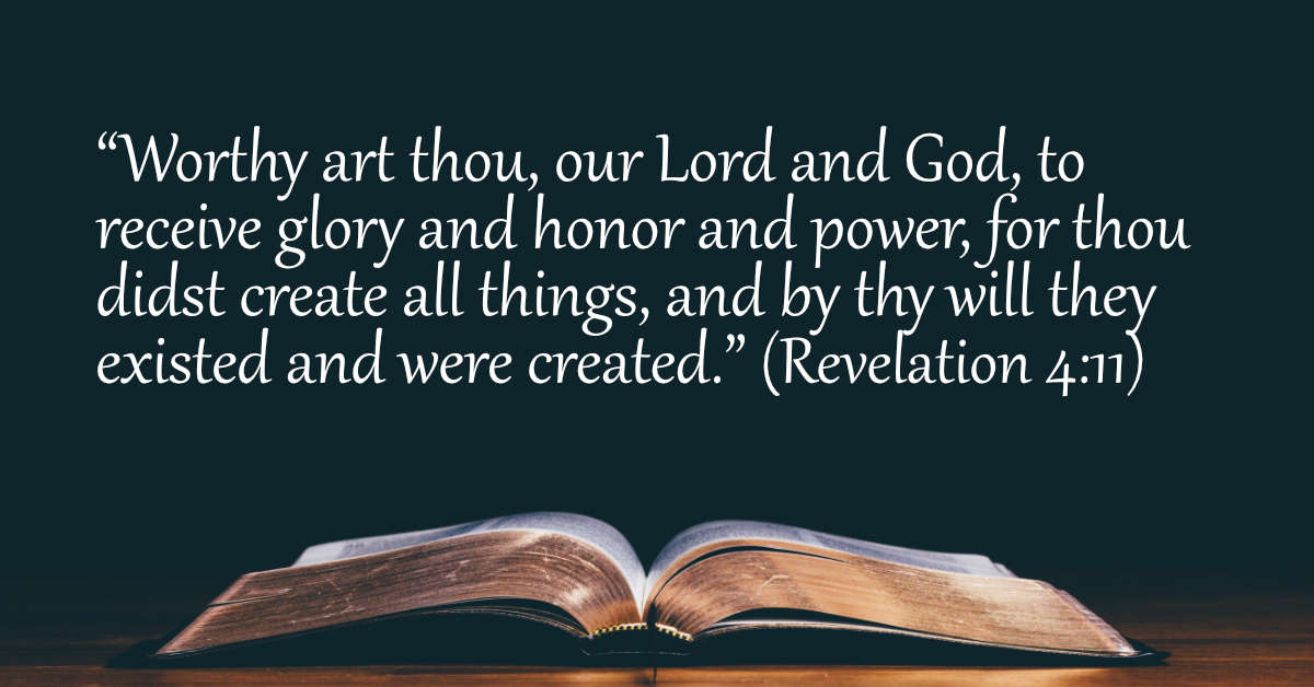Your Daily Bible Verses — Revelation 4:11