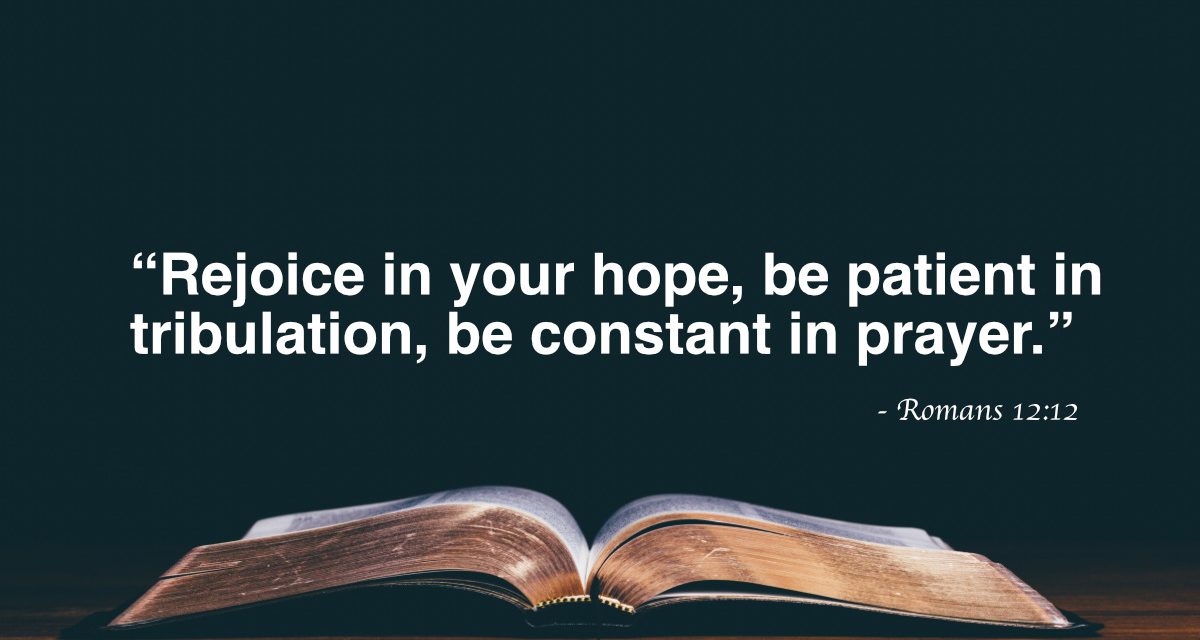 Your Daily Bible Verses — Romans 12:12