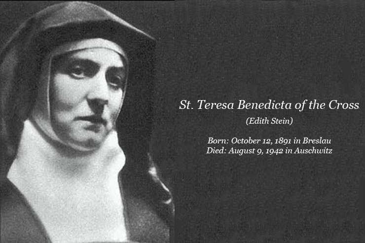 Catholic Quote of the Day — from St. Teresa Benedicta of the Cross