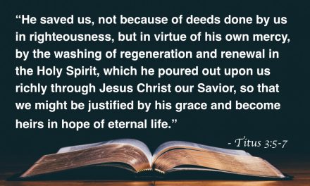 Your Daily Bible Verses — Titus 3:5-7