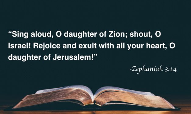 Your Daily Bible Verses — Zephaniah 3:14